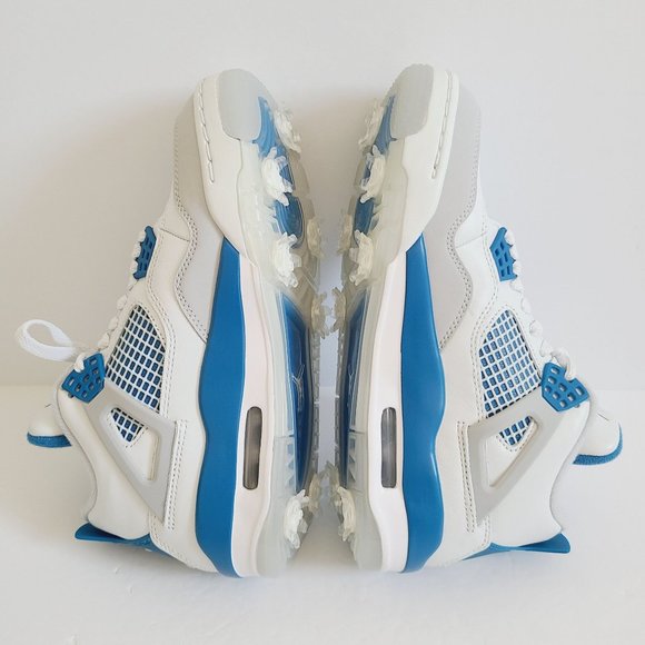 NEW Nike Air Jordan 4 Retro Golf Shoes CU9981-101 Size 6.5 Military Blue main image 6